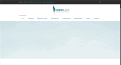 Desktop Screenshot of depiluz.com